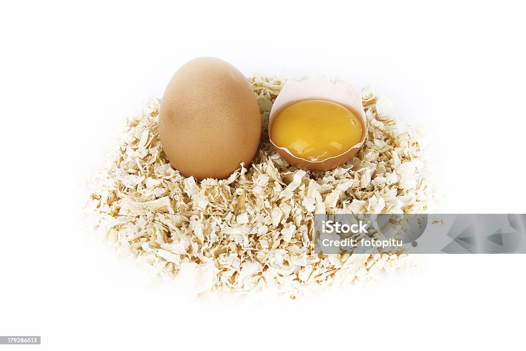 Deux œufs crus - Photo de Aliment libre de droits