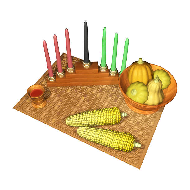 kwanzaa kwanzaa 3D candalabra stock pictures, royalty-free photos & images