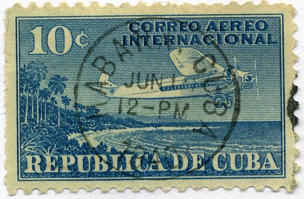 istock Vintage Postage Stamp Cuba World Ephemera 179287085