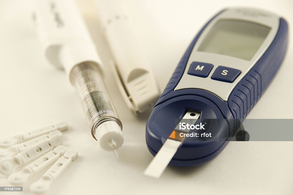 Itens para diabéticos - Foto de stock de Analisar royalty-free