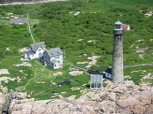 aerial of lighthouse