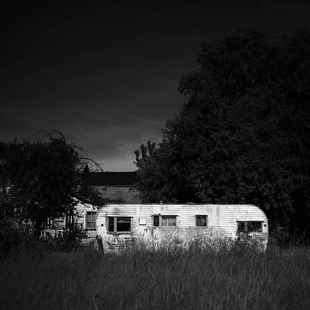 istock Old Black and White Motor Home 179287572