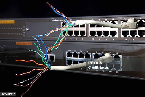Hub Switch Image Network Switch Hub Stock Photo - Download Image Now - Blackout, Cable ...