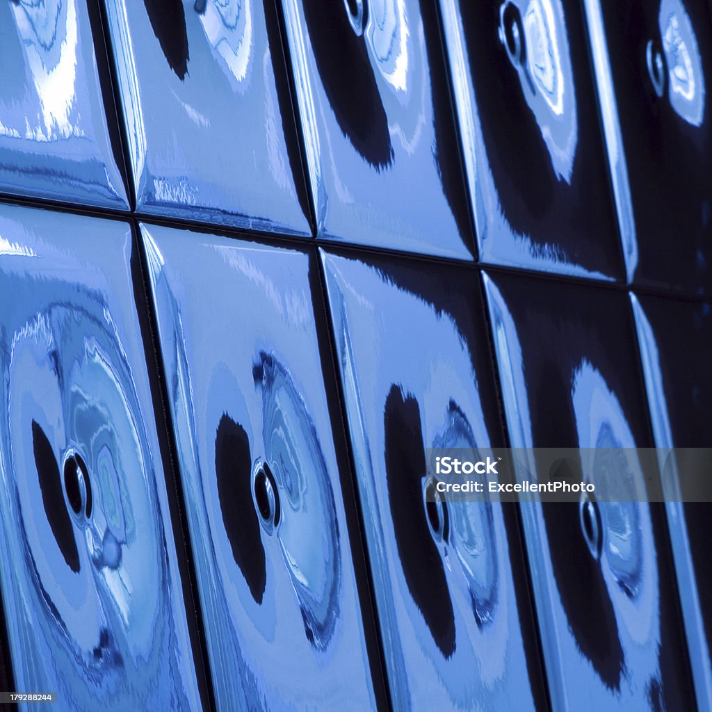 Изображение с голубой керамической плитки - Стоковые фото Абстрактный роялти-фри