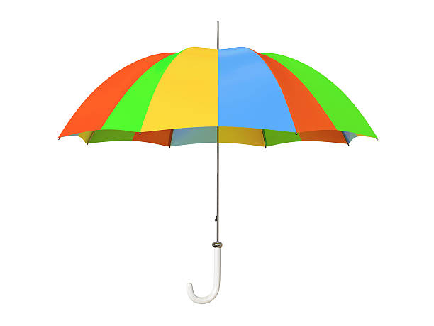 istock Colorful umbrella isolated om white background 179288984