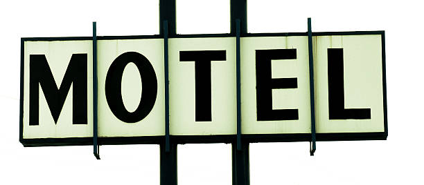 istock Black and Off White Motel Sign 179289456