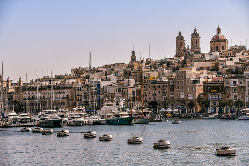Beautiful View Of Birgu Waterfront, Malta