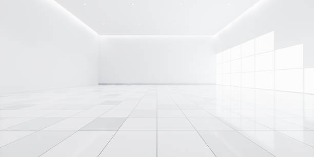 istock 3d rendering of empty room and tile floor for background. 1792896245
