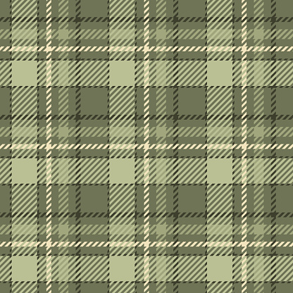 Green And Yellow Scottish Tartan Plaid Textile Pattern