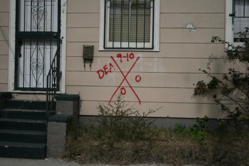 It is now 2007 and still no progress after Hurricane Katrina in parts of New Orleans. This 9th Ward house still has the markings of the house-to-house search that was conducted on 10 September 2005.