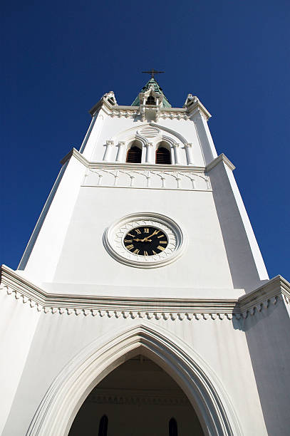 istock Clock Tower of Church 179290454