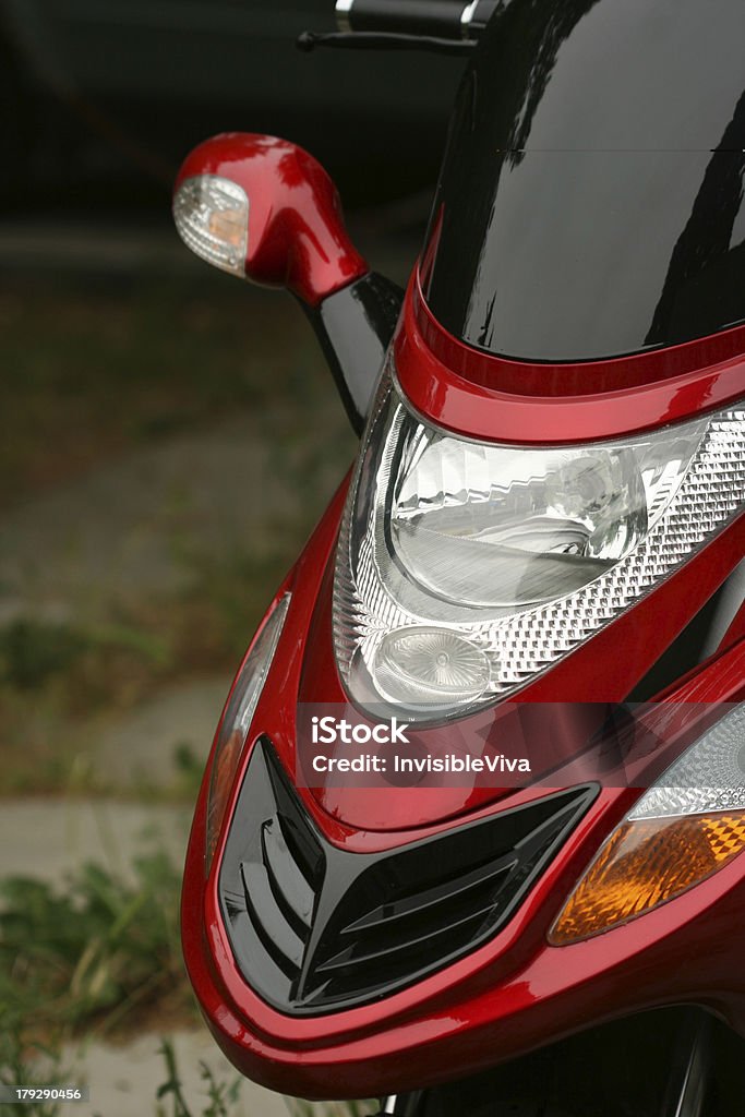 close-up de vermelho) (Piloto de motocicleta - Royalty-free Acabar Foto de stock