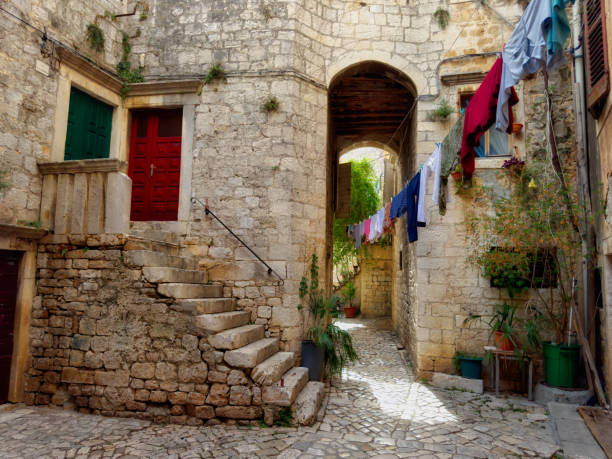 istock Dreamy streets in beautiful Croatian towns 1792911549