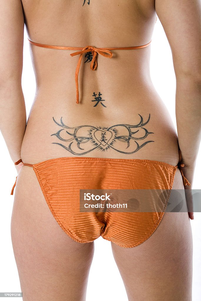 Tatuagem - Royalty-free Atrás Foto de stock