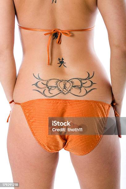 Tatuagem - Fotografias de stock e mais imagens de Atrás - Atrás, Beleza, Biquíni