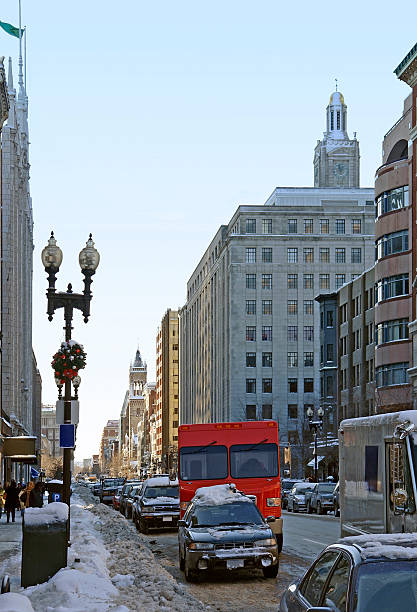 istock Boston street scenery at winter time 179291710