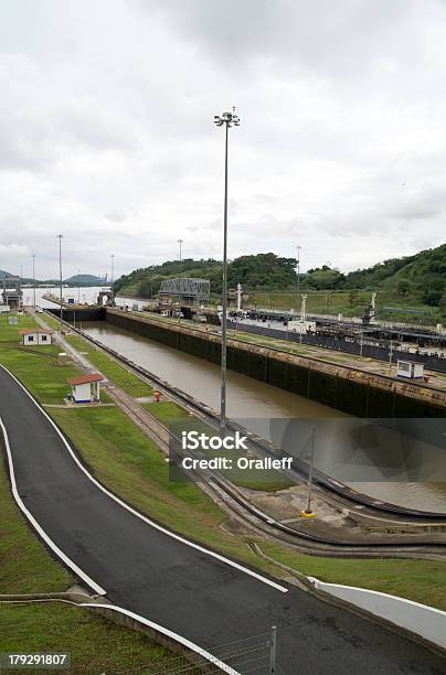 Miraflores Locks Canale Di Panama - Fotografie stock e altre immagini di Canale - Canale, Canale di Panamá, Chiuse di Miraflores