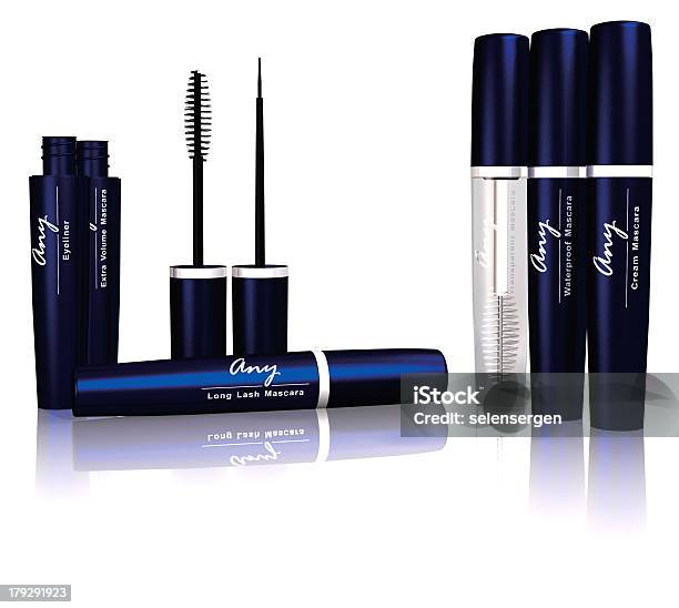 Mascara Amp Eye Liner Stock Photo - Download Image Now - Arrangement, Beauty, Beauty Product