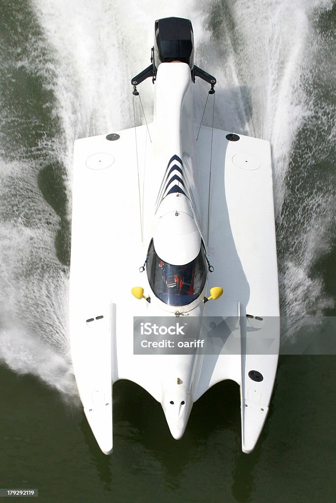 Barcos a motor em alta velocidade - Royalty-free Desporto de Competição - Desporto Foto de stock