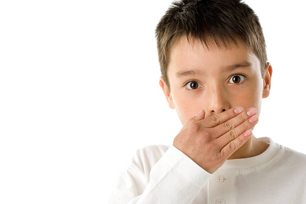 istock Shocked Boy Covering Mouth with Hand 179292140