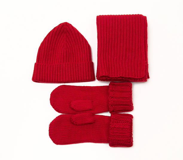 istock Knitted cap; scarf and gloves 179292285
