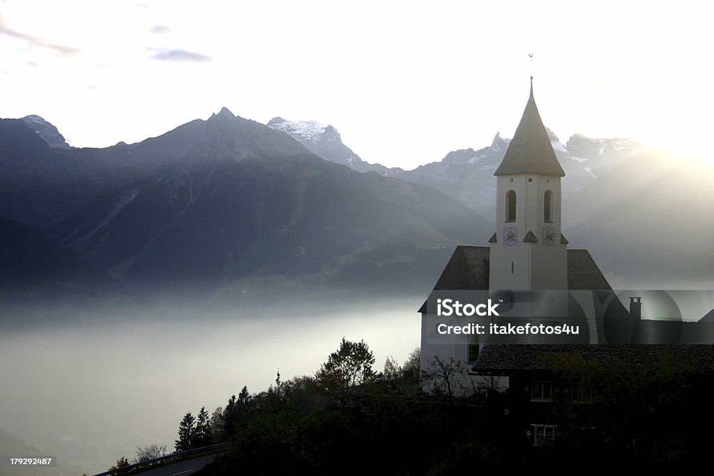 Igreja austríaco - Foto de stock de Ajardinado royalty-free