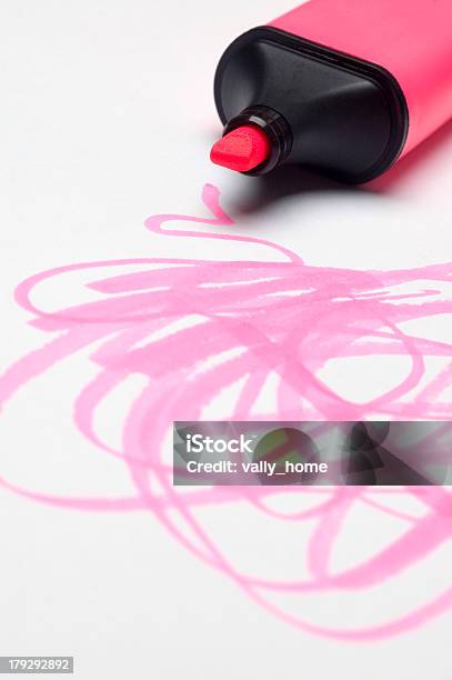 Różowy Zakreślacz Scribbles - zdjęcia stockowe i więcej obrazów Abstrakcja - Abstrakcja, Biznes, Bliskie zbliżenie