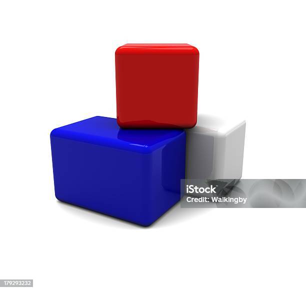 Bloques Cubos Foto de stock y más banco de imágenes de Alto - Descripción física - Alto - Descripción física, Azul, Bandera