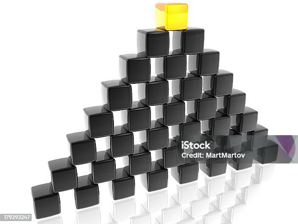 Muro Di Blocchi Con Un Colore Dorato - Fotografie stock e altre immagini di A forma di blocco - A forma di blocco, Abbondanza, Affari