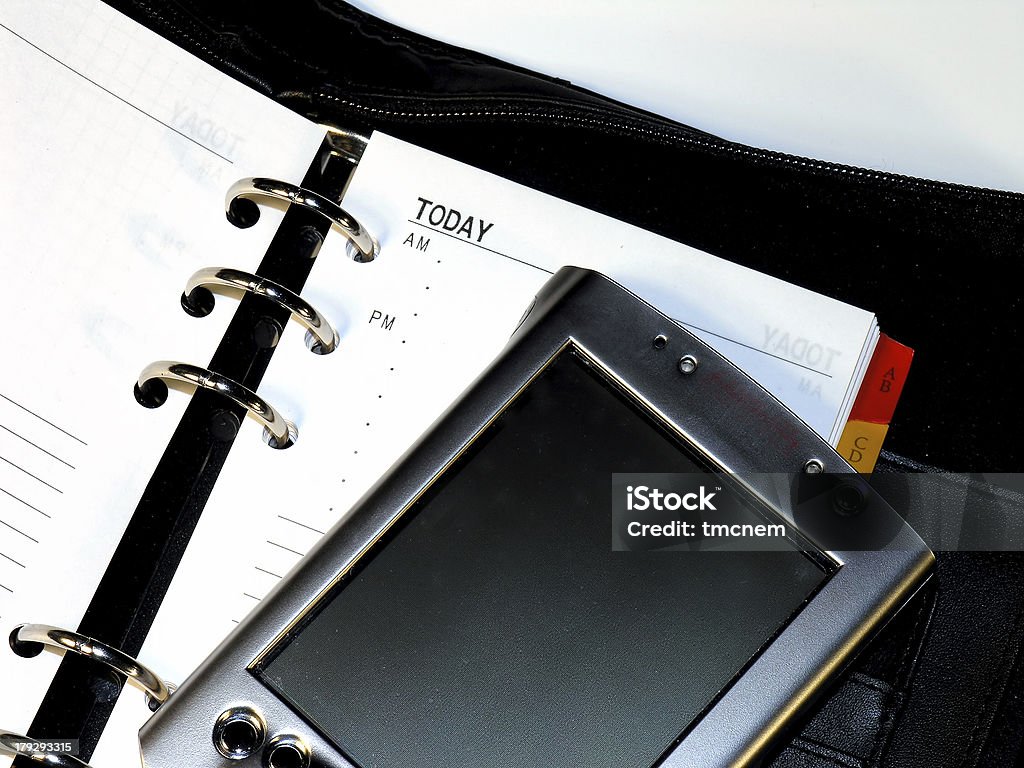 PDA in un giorno Planner - Foto stock royalty-free di Affari