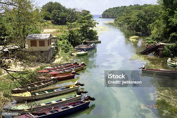 Ocho Rios Boats 3 Stock Photo - Download Image Now - Fishing, Jamaica, Ocho Rios