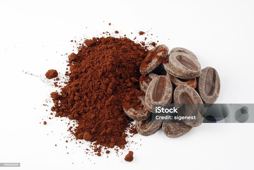 Ingredienti di cioccolato - Foto stock royalty-free di Fava - Fagiolo