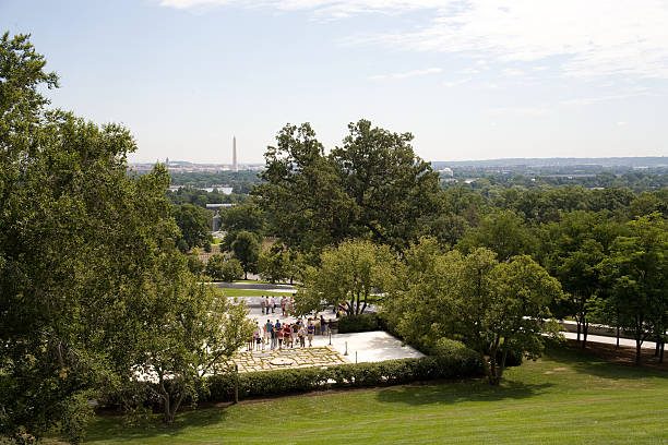 istock John F. Kennedy Grave and Washington Monument 179293756