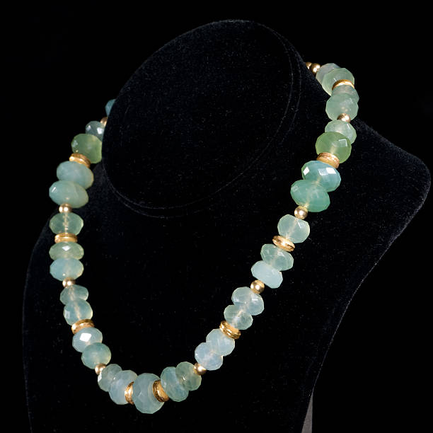istock Radiant Necklace on Rim Lit Model Bust 179294387