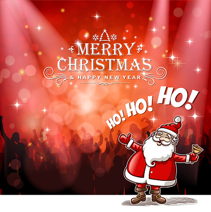 Drawn of vector Christmas party. This file of transparent and created by illustrator CS6