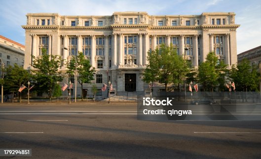 istock Beaux-Arts Style Wilson Building, City Hall, Washington DC, Blue Sky 179294851