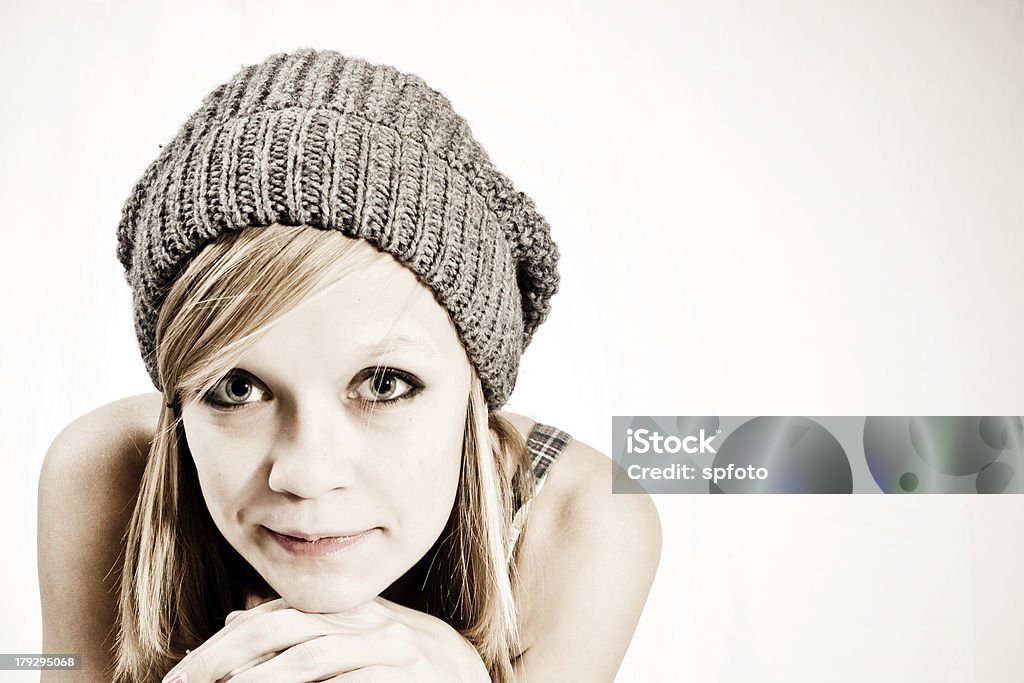 Шляпа девушка - Стоковые фото 14-15 лет роялти-фри