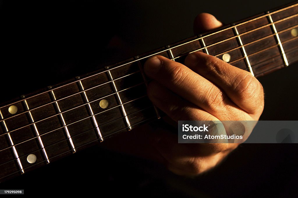 Tocando guitarra - Foto de stock de Acorde royalty-free