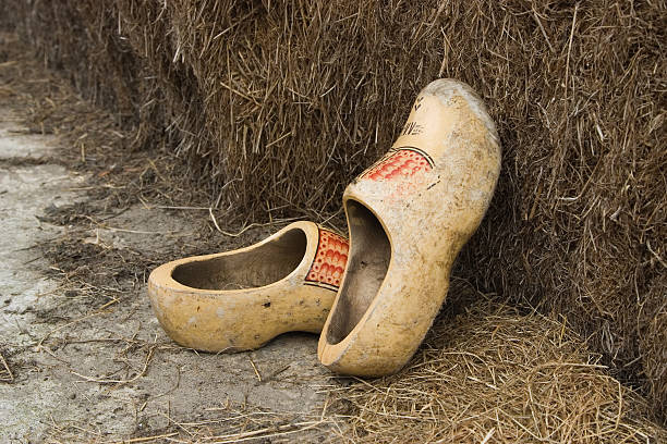 istock Wooden shoes against a haystack (the Netherlands) 179295328
