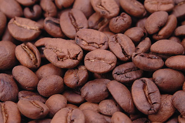 Roasted Coffee beans stock photo