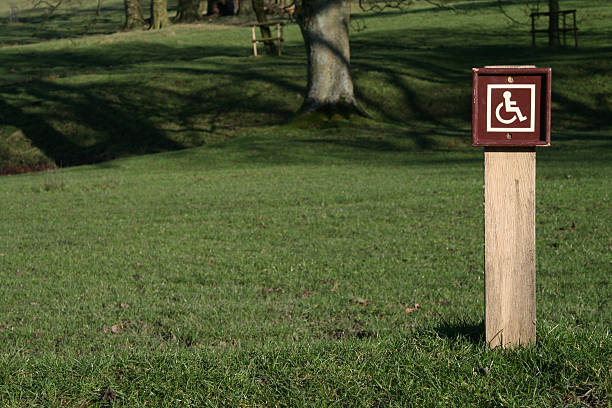 istock Disabled Parking sign in the Country 179295951