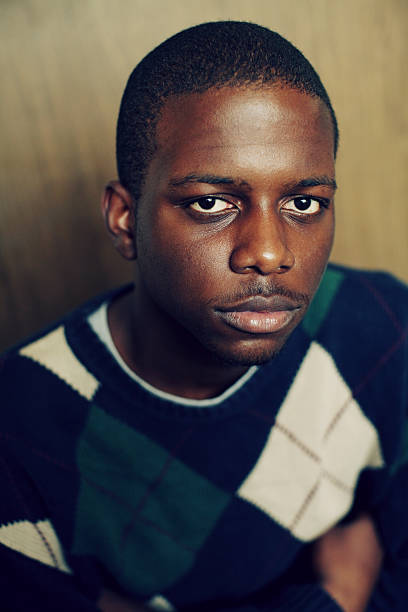 istock Young African Man in Argyle Sweater 179296011