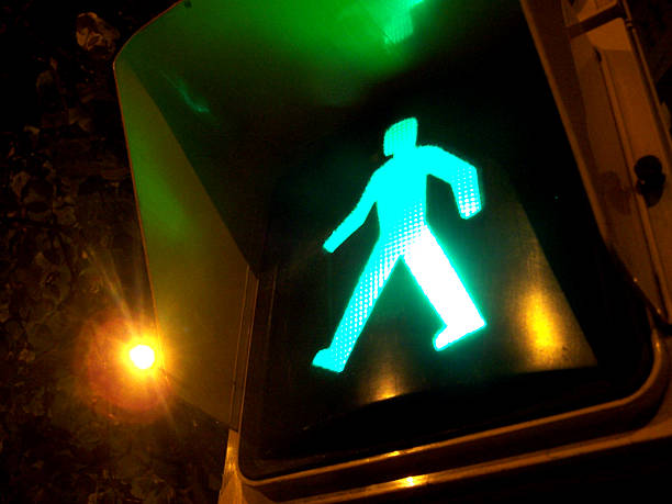 istock Green man on the traffic light 179296025