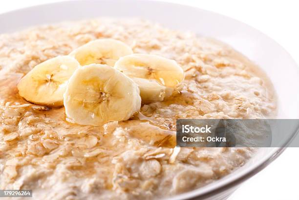 Porridge Stock Photo - Download Image Now - Banana, Bowl, Food