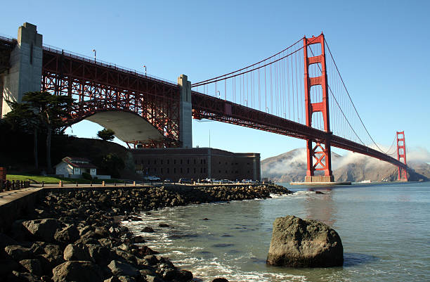 Golden Gate Bridge SF stock photo