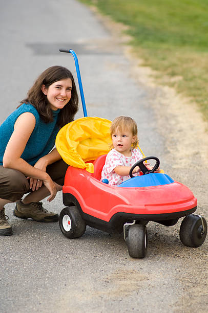 istock Toddler in the Push Car 179296671
