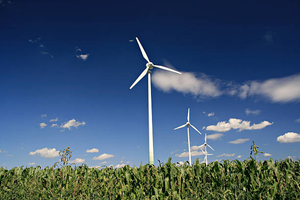 windenergie - klimaschutz стоковые фото и изображения