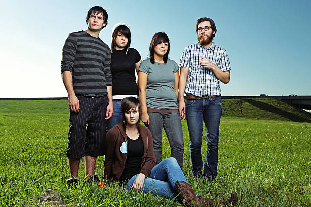 istock Group of Teens in Field Portrait 179297286