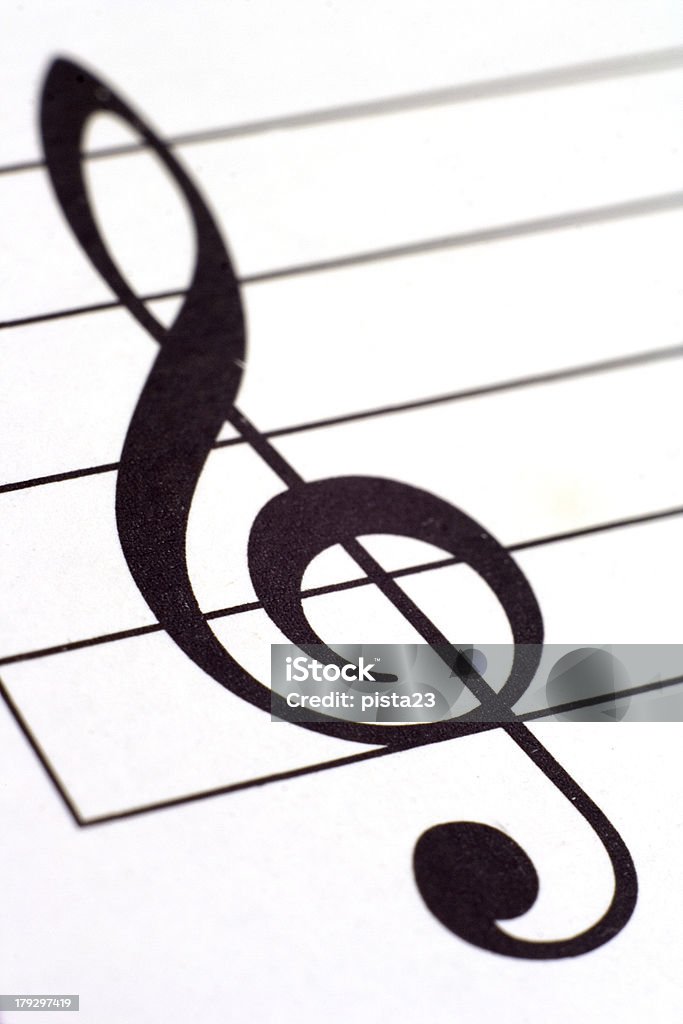 Clé de violon - Photo de Baladeur MP3 libre de droits