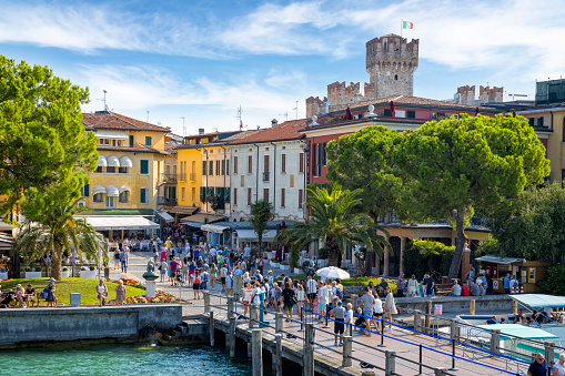 Holidays in Italy - the tourist resort of Sirmione on Lake Garda